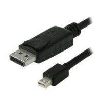 2.0 Mini DisplayPort to DisplayPort Male-Male Cable - Black - 2M